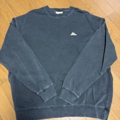 KELTY ワンポイント ピグメントスウェット ヴィンテージ加工 黒 メンズＬのサムネイル