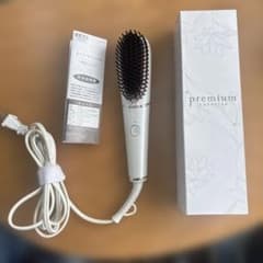 premium ブラシヘアアイロン ホワイトのサムネイル