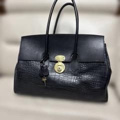 美品✨トゥモローランド ハンドバッグ トートバッグ レザー クロコ型