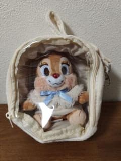 ディズニー　チップ&デール&クラリス　マスコット&ポーチ《クラリス》