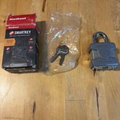 Kwikset 南京錠 鍵2本付きのサムネイル