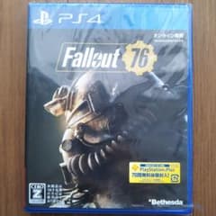 新品未開封　初回生産特典　PS4 FALLOUT76のサムネイル