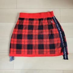 PEARLY GATES 赤黒チェック ゴルフスカートのサムネイル