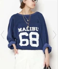 AP STUDIO 別注レーヨンフットボールTシャツ 新品のサムネイル