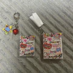 平成レトロファンシーミニブック　プロフィール帳　仲子 2連アクリルキーホルダーのサムネイル