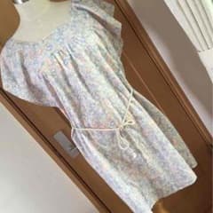 新品 タグあり 組曲Lサイズ リバティーゆったりめ 薄紫花柄❗️3のサムネイル