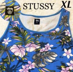 ビッグサイズ STUSSY ステューシー　タンクトップ　花柄のサムネイル