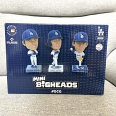 超メルカリ市限定ドジャース　大谷翔平、山本由伸、佐々木朗希　ミニビッグヘッド人形 超メルカリ市限定ドジャース 大谷翔平、山本由伸、佐々木朗希 ミニ