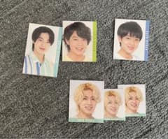 美少年　佐藤龍我 デタカ 厚紙 シール まとめ売り 6枚のサムネイル