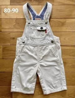 mikiHOUSE オーバーオール 80-90 ミキハウス サロペット M 美品