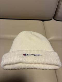 Champion ホワイト ニット帽のサムネイル
