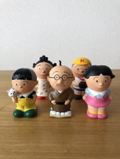 サザエさん　ソフビ　貯金箱　5セットのサムネイル