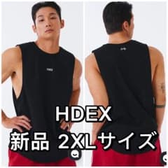 HDEX タンクトップ 新品 2XL ブラック 2025年