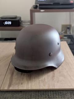 ナチヘルミリタリーヘルメット ドイツ軍タイプ【鑑賞用】バイク　鉄 ナチヘルミリタリーヘルメット ドイツ軍タイプ【鑑賞用】バイク 鉄