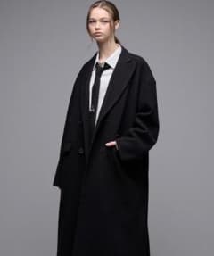 【Loose/ルース】 ベーシック メルトンダブルチェスターコートのサムネイル