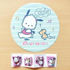 はぴだんぶい ポチャッコ ぷっくりシール BIGステッカー サンリオ 2点非売品