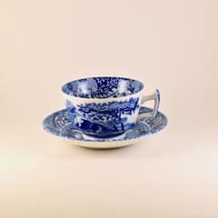 Spode スポード ブルーイタリアン カップ＆ソーサー アンティーク イギリスのサムネイル