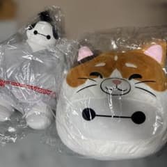 신품 happy 복권 베이맥스 봉제인형 2점 세트 A상 last장