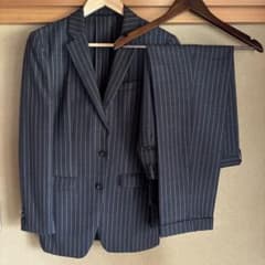 専用出品！！スーツセレクトカノニコセット 本日値下げ7500円 スーツセレクト カノニコ 生地 ストライプ ブラウン