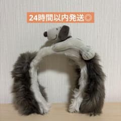 ⁠【美品・1回着用】USJ スヌーピー カチューシャ ぬいぐるみ付きのサムネイル