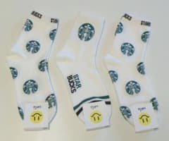 Starbucks ロゴ入り ソックス 3足セットのサムネイル