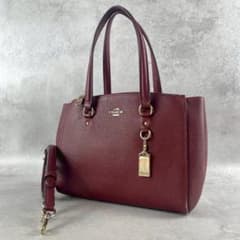 美品　コーチ　ショルダーバッグ　ハンドバッグ　2way 斜め掛け　レザー