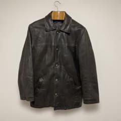 90s REDSKINS レザージャケット カバーオール 肉厚 M 古着 茶色 - メルカリ