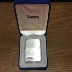 純銀 zippoライター 箱付きのサムネイル