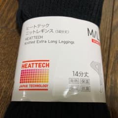 ユニクロヒートテック　ニットレギンス　M／Ｌのサムネイル