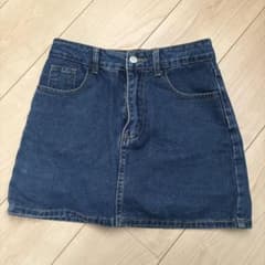 デニムミニスカート インナー付きSサイズのサムネイル