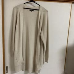 コムサイズム　カーディガン　L ベージュのサムネイル
