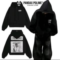 PANDAX ジップアップパーカー ブラック Lのサムネイル