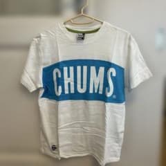 CHUMS ロゴ Tシャツ ホワイト/ブルーのサムネイル