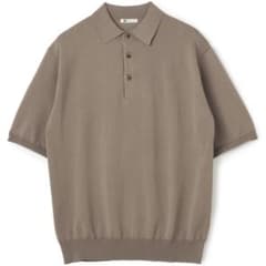 《新品》SUIT SELECT 5分袖 コットンブレンド レトロ ポロシャツのサムネイル