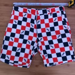 値下げ❗️スタンダードカリフォルニア❌VANS チェックハーフパンツ♫サイズＭのサムネイル