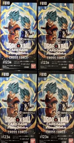 ドラゴンボールフュージョンワールド　クロスフォース　4box分　96パック ドラゴンボールフュージョンワールド クロスフォース 4box分 96パック