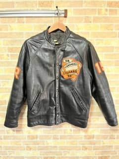 オールレザー アワードジャケット スタジャン Canada製 80sのサムネイル