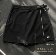 NEW ERA ニューエラ スコート 黒 ラップスカート風 インナーパンツ付　Ｌのサムネイル
