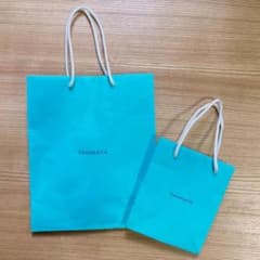⭐️TIFFANY&Co.⭐️ターコイズ ショッパー 大 小 2枚セット - メルカリ