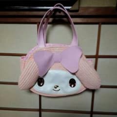 れいめろ様専用出品♪マイメロ　カゴバッグ未使用品+眼鏡のサムネイル