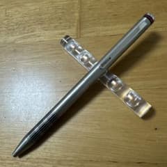 廃盤 三菱鉛筆 ユニ 2色 ボールペン SE-1500 蝕刻 食刻 シルバー
