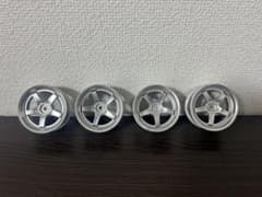 ラジコン用 ホイール 4本セットシルバー 5本スポークSSRプロフェッサーsp4のサムネイル