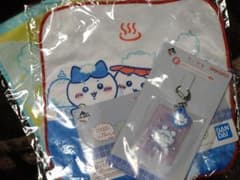 치이카와 1번 복권 F상 고무 매력 H상 타월 세트 모몬가