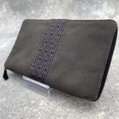 美品】エルメス ラウンドファスナー 長財布 パースGM エールライン