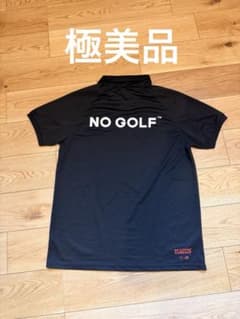 極美品 NO GOLF NO COFFEE CLUBHAUSポロシャツ 黒 XL - メルカリ