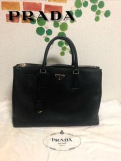 SALE中さま専用です#PRADA サフィアーノ ハンドバッグ クロのサムネイル