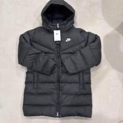 Mサイズ Nike ブラック ダウンジャケット フード付き DQ6874-010