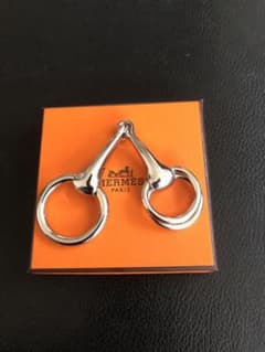 最終です！HERMES モールドゥ ホースビット スカーフリング シルバー