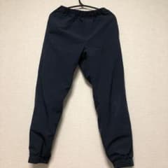 ユニクロ　防寒パンツ　裏起毛　130 中古　ネイビーのサムネイル