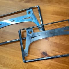 ナンバーフレーム　日産純正　クロームメッキ　2枚セットのサムネイル